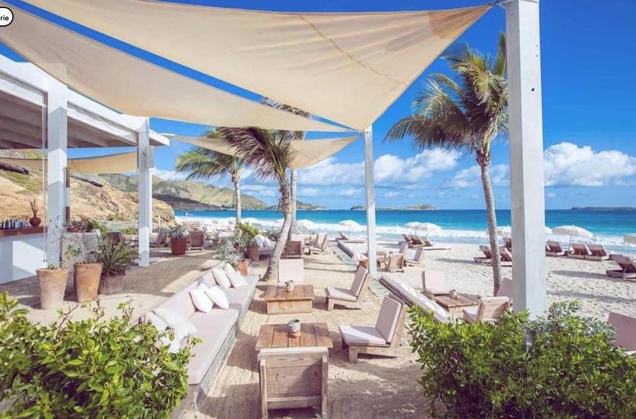 Top Floor Unit 520 Ft2 - 48 M2 With Stunning Dominant View On Ocean, St Barth, Orient Bay Cul de Sac Exterior photo