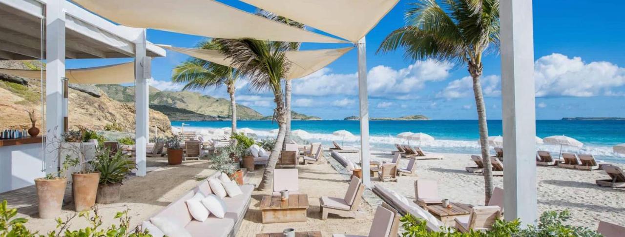 Top Floor Unit 520 Ft2 - 48 M2 With Stunning Dominant View On Ocean, St Barth, Orient Bay Cul de Sac Exterior photo